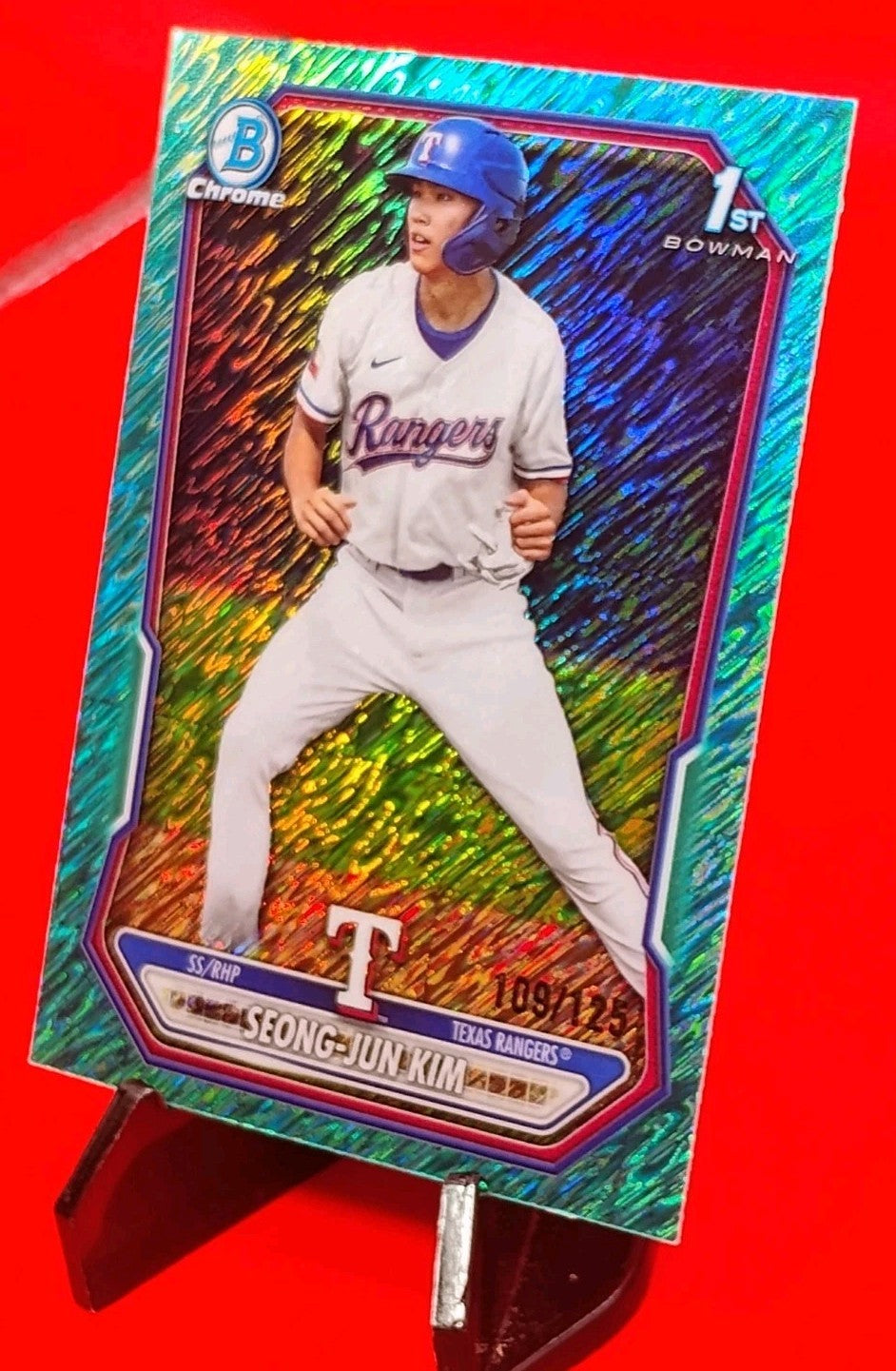 Seong Jun-Kim 2026 Bowman Chrome #BCP-45 Aqua Shimmer Refractor #109/125 🔥
