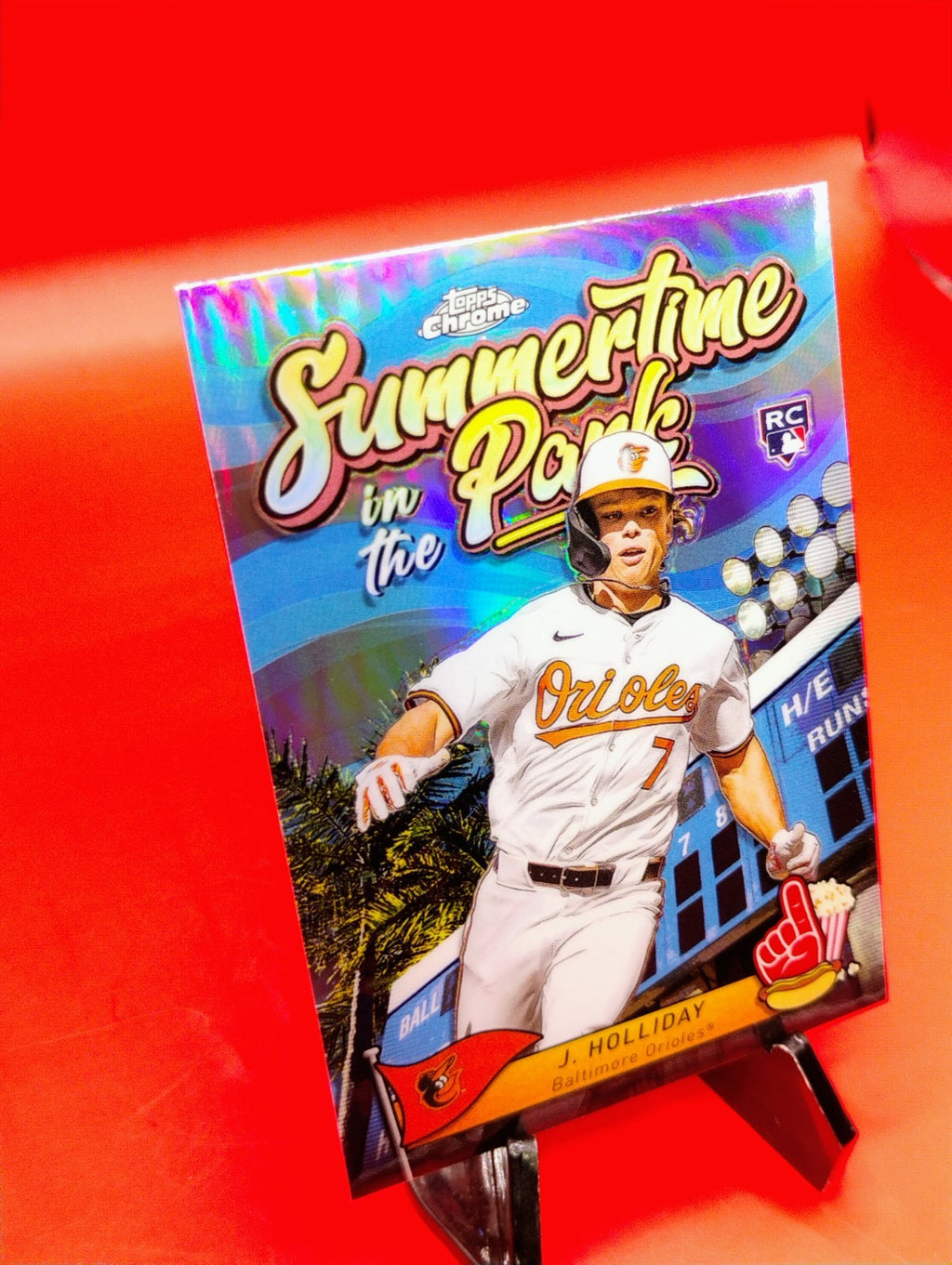Jackson Holliday 2024 Topps Chrome Summer in the Park Refractor RC #SITP-8 🔥