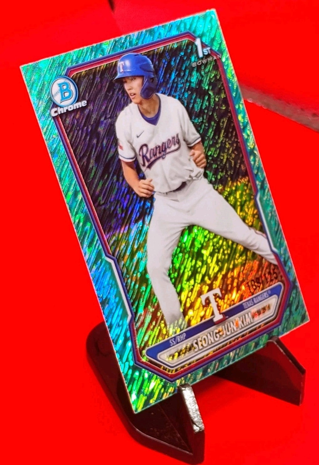 Seong Jun-Kim 2026 Bowman Chrome #BCP-45 Aqua Shimmer Refractor #109/125 🔥