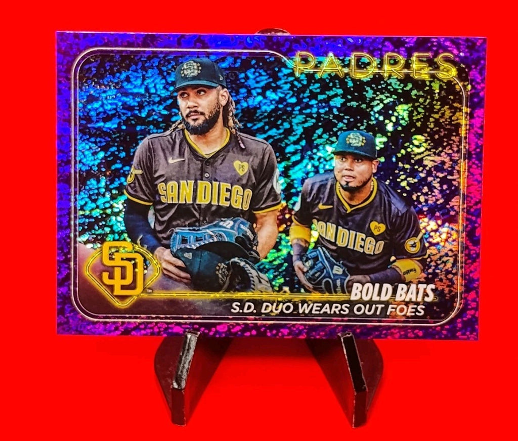 Fernando Tatis Jr. & Luis Arraez 2024 Topps Update #US88 Purple Foil #321/799 🔥