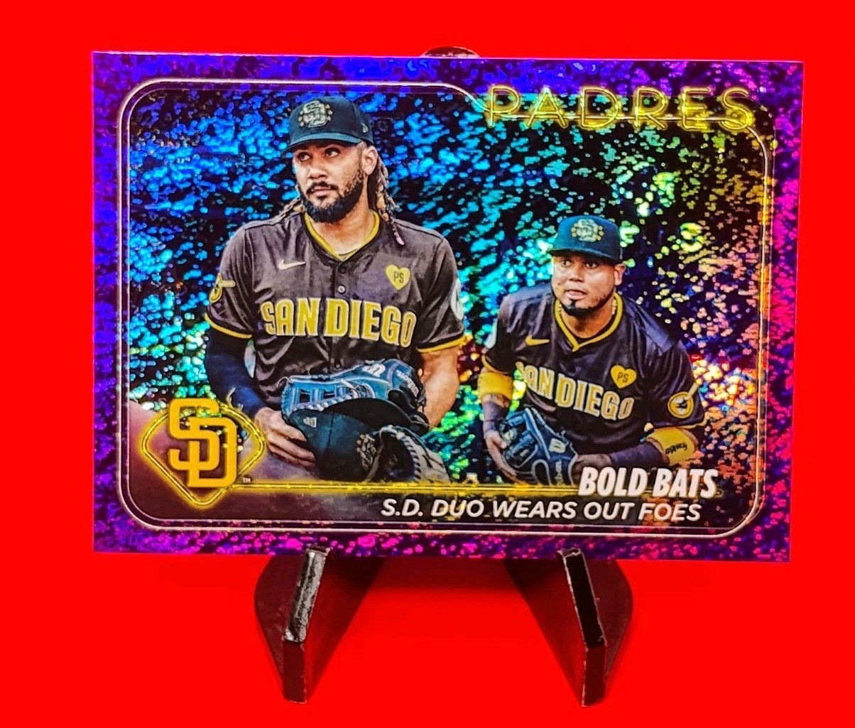 Fernando Tatis Jr. & Luis Arraez 2024 Topps Update #US88 Purple Foil #321/799 🔥