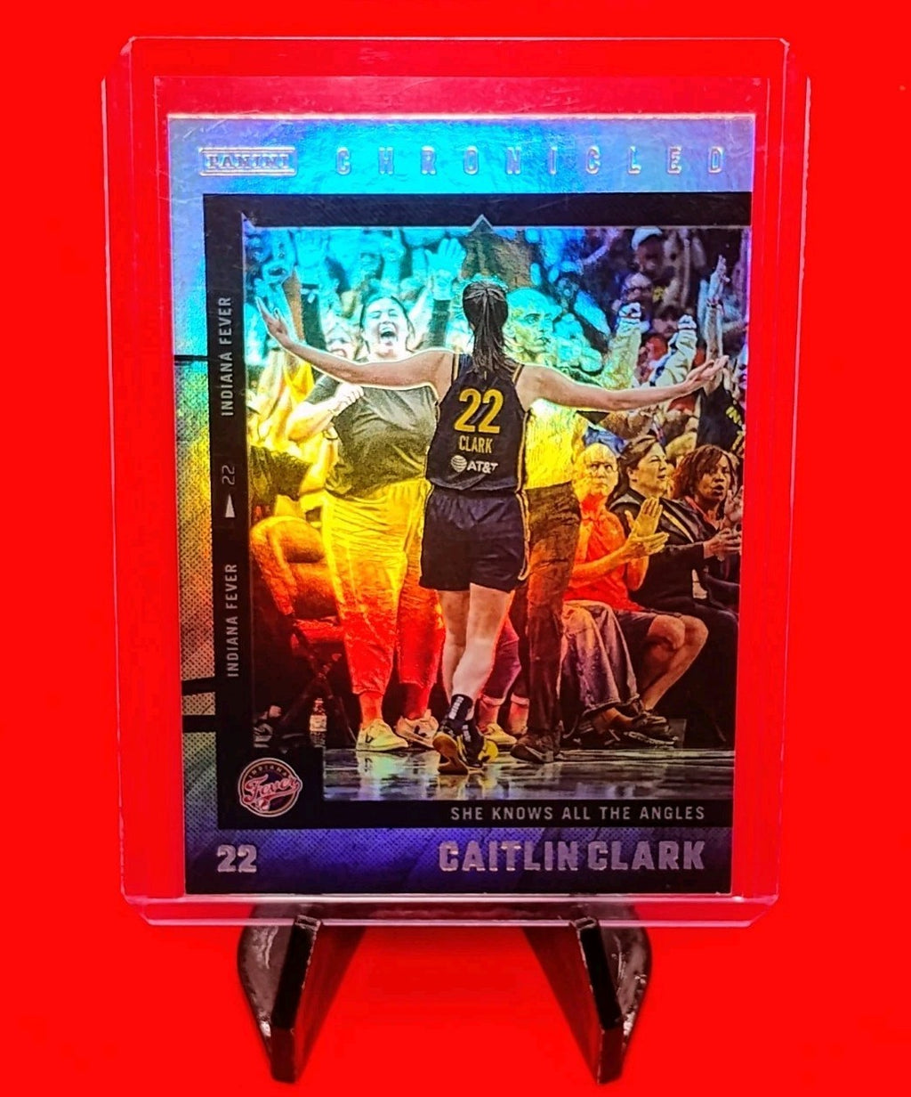 Caitlin Clark 2025 Panini Chronicled WNBA Holo #24 Fever