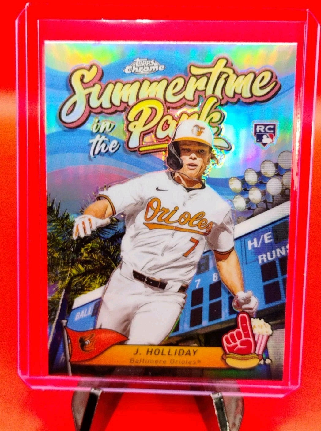 Jackson Holliday 2024 Topps Chrome Summer in the Park Refractor RC #SITP-8 🔥