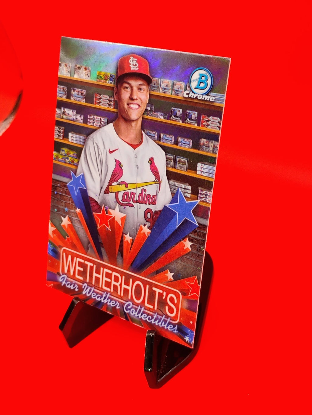 JJ Wetherholt 2025 Bowman Baseball Hobby Stars Fair Wether Collectibles #HS-1 🔥