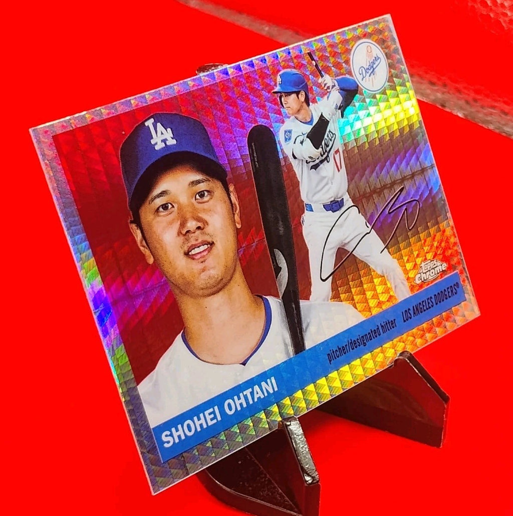 Shohei Ohtani 2025 Topps Chrome Platinum #17  Prism Refractor - Dodgers MVP
