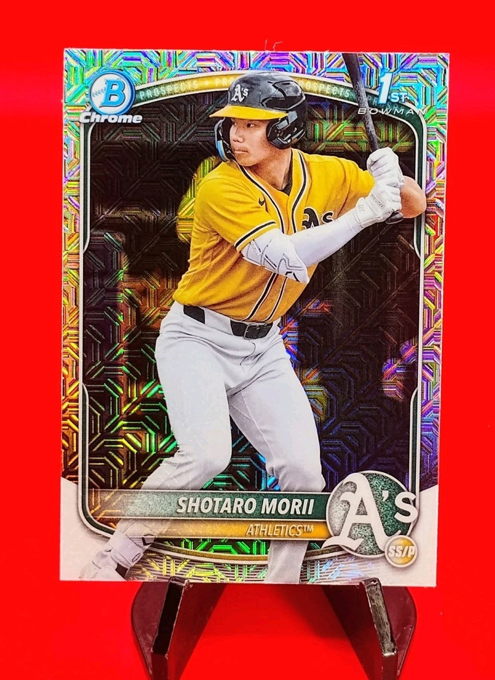 Shotaro Mori 2025 Bowman Chrome 1st Bowman # BCP-170 Mega Box Mojo Refractor  🔥