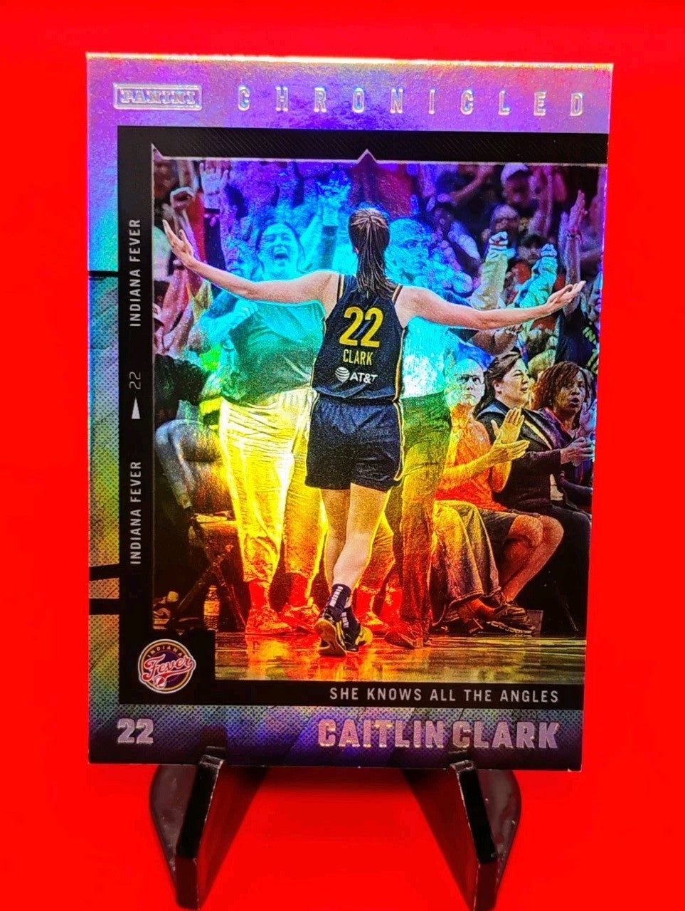 Caitlin Clark 2025 Panini Chronicled WNBA Holo #24 Fever