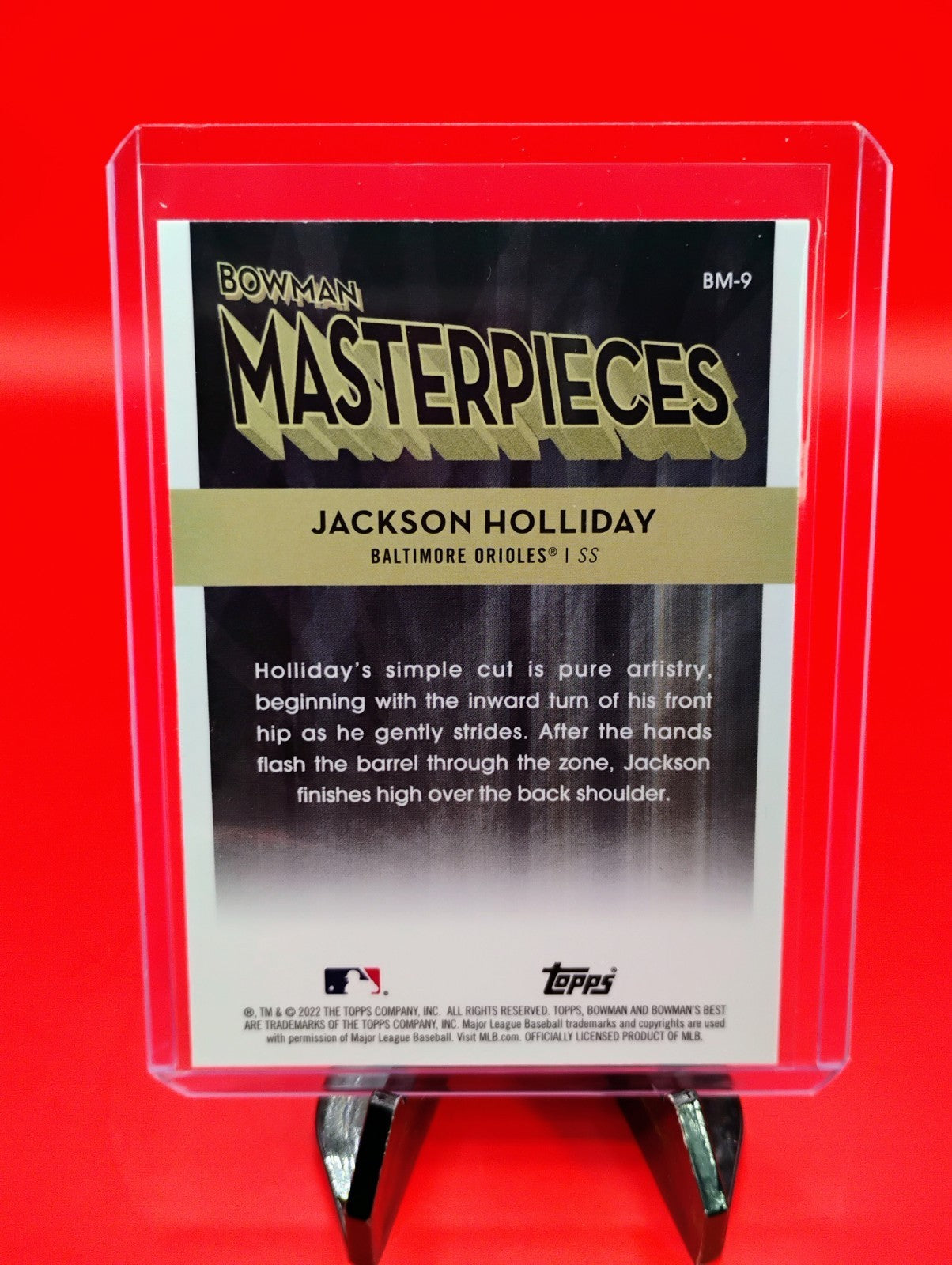 Jackson Holliday 2022 Bowman's Best Bowman Masterpieces #BM-9 Orioles Prospect🔥