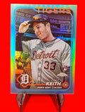 Colt Keith 2024 Topps Chrome Update USC178 Rookie Debut Aqua Refractor #139/199