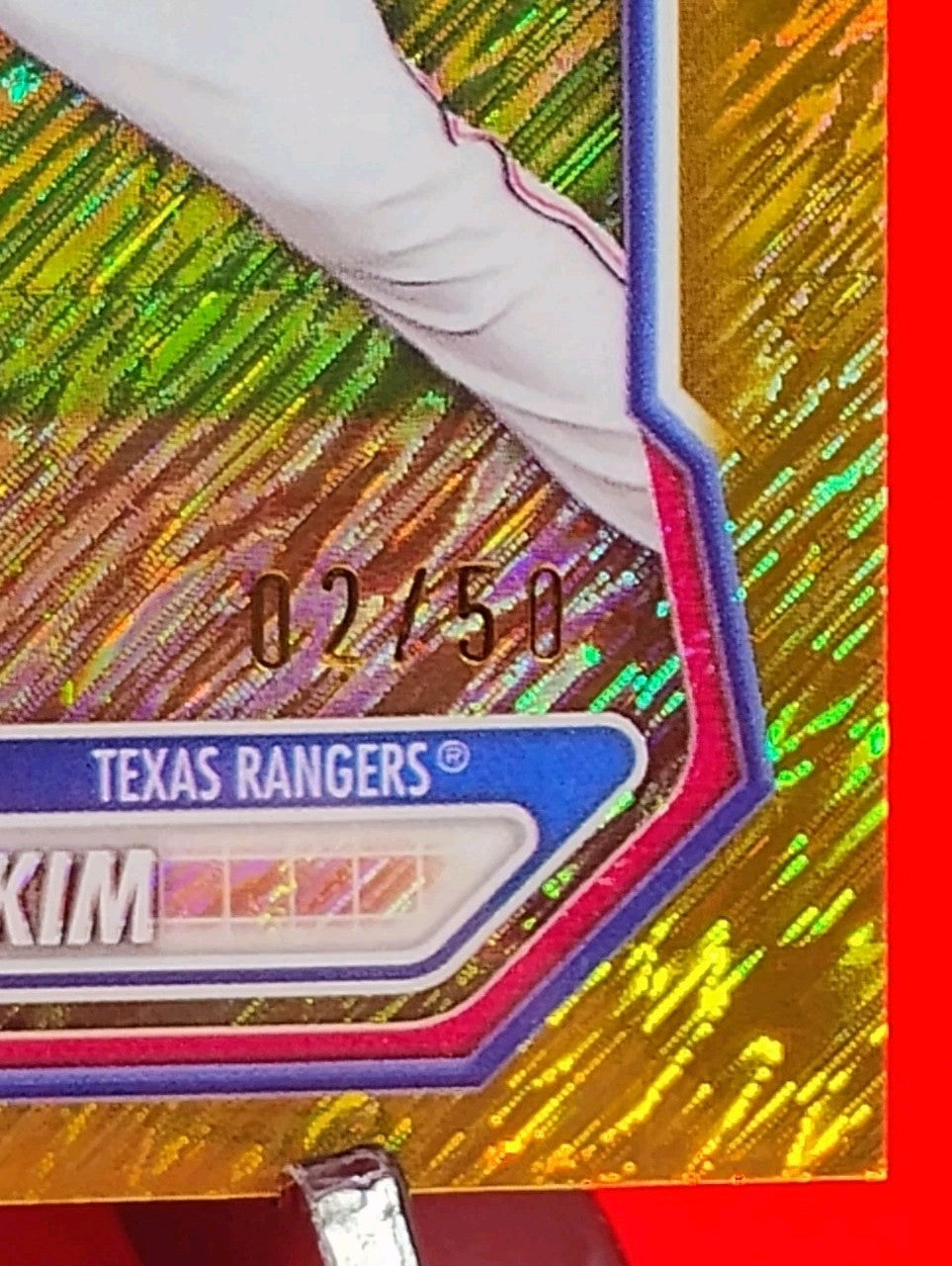 Seong Jun-Kim 2026 Bowman Chrome #BCP-45 Gold Shimmer Refractor #02/50 Jersey #