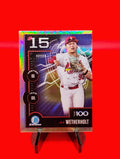JJ Wetherholt 2025 Bowman Chrome Scouts Top 100 #BTP-15 Chrome Refractor (RC) 💎
