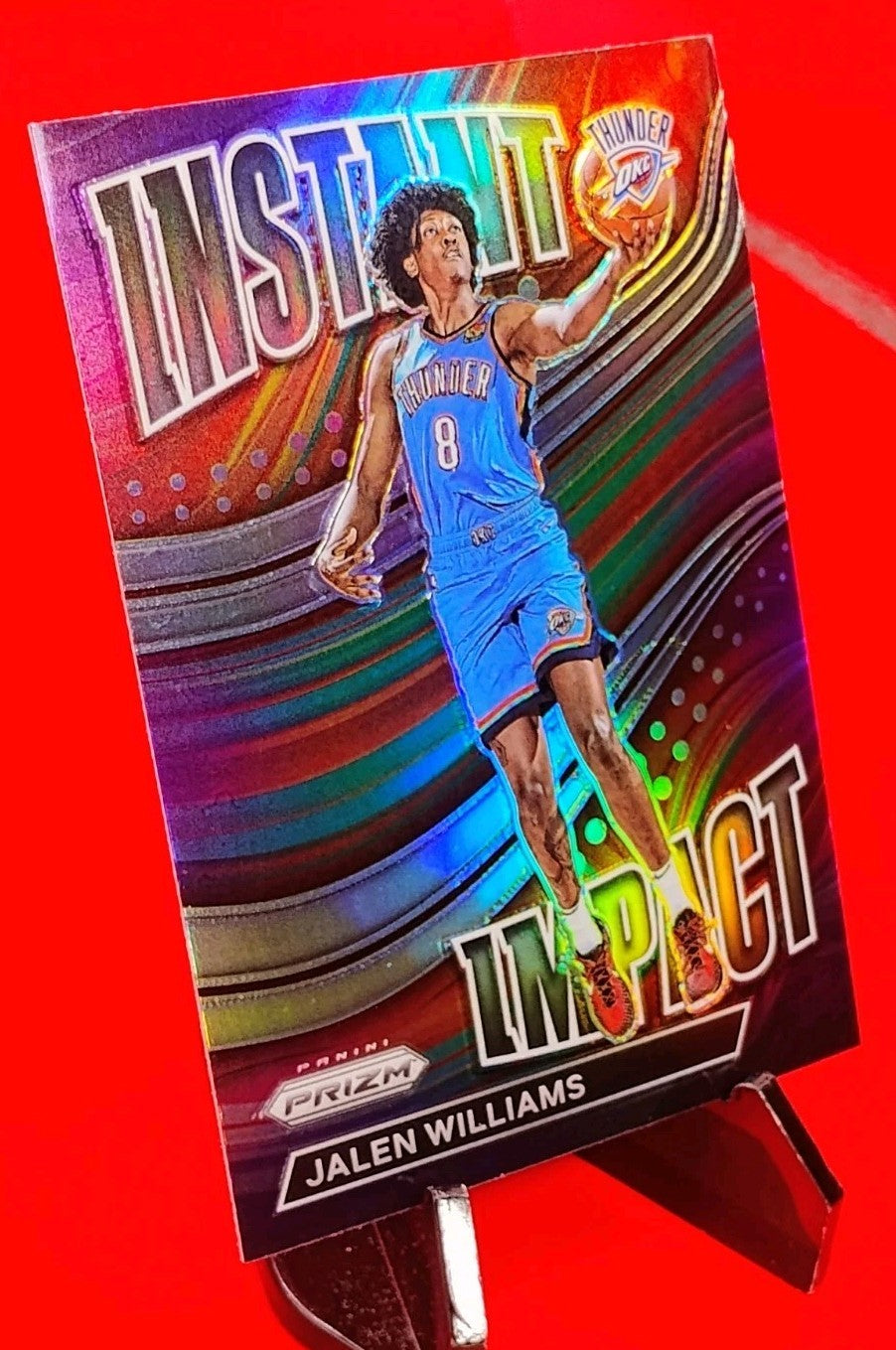 Jalen Williams 2022-23 Panini Prizm Instant Impact #11 Rookie Silver Prizm (RC)