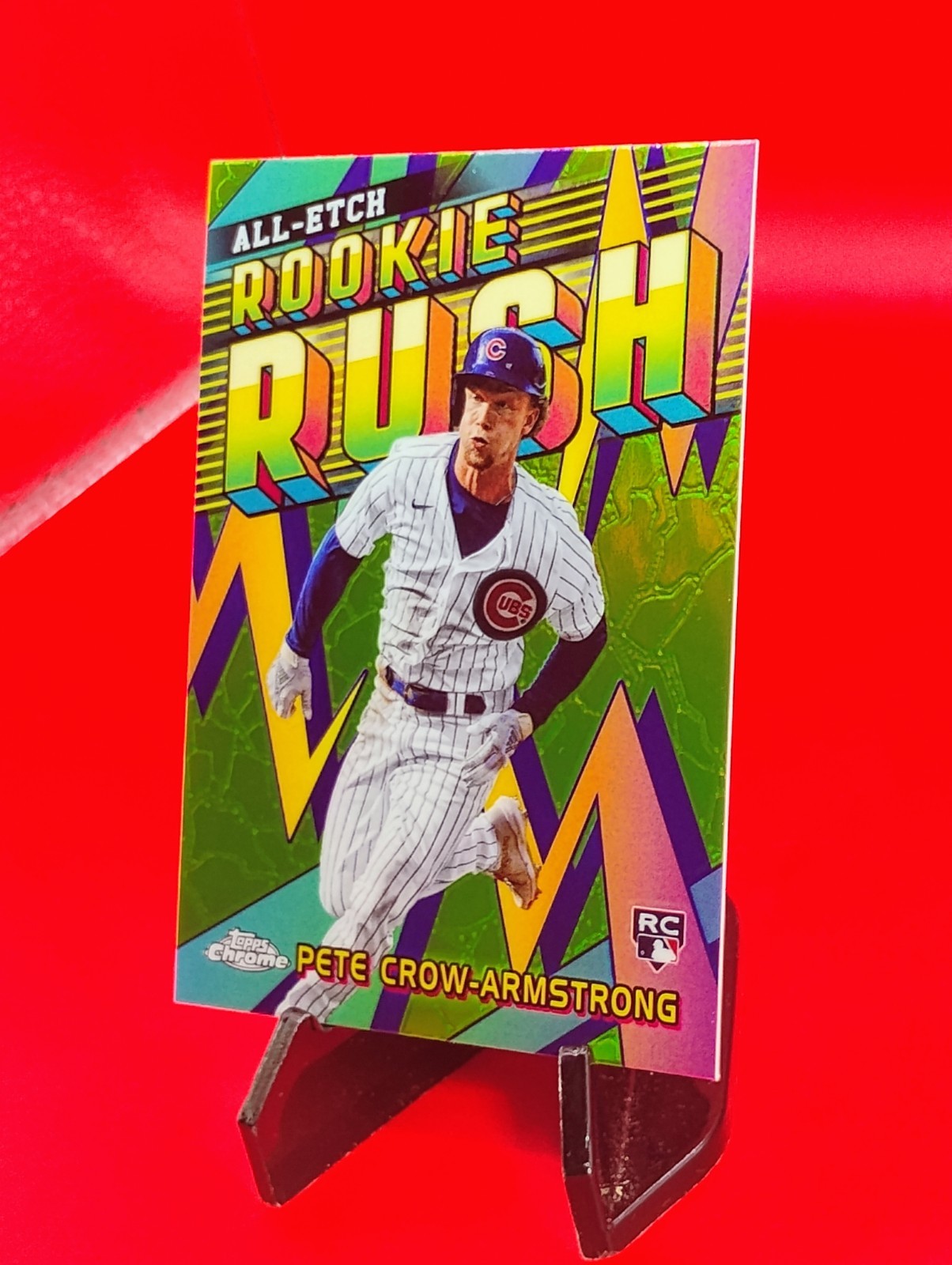 Pete Crow-Armstrong 2024 Topps Chrome All-Etch Rookie Rush Insert #CERR-7 (RC)🔥