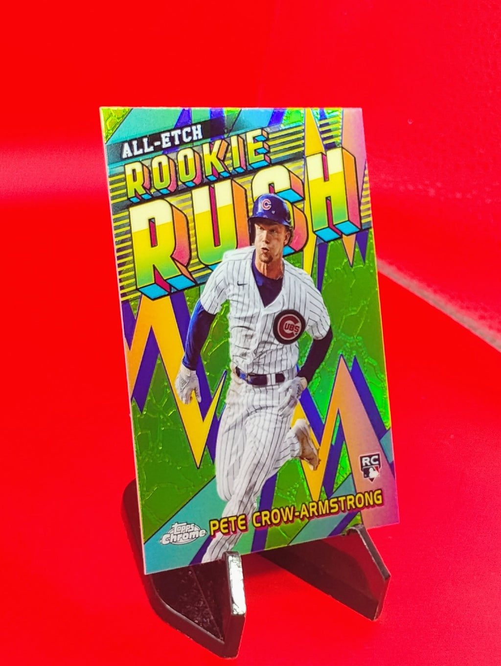 Pete Crow-Armstrong 2024 Topps Chrome All-Etch Rookie Rush Insert #CERR-7 (RC)🔥