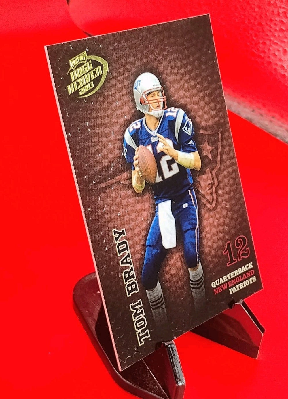Tom Brady 2003 Playoff Hogg Heaven Insert #86 New England Patriots GOAT 🔥