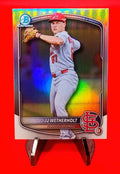 JJ Wetherholt 2025 Bowman Draft Chrome Refractor #BDC-145 St. Louis Cardinals RC