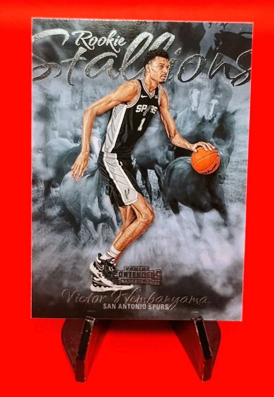 Victor Wembanyama 2023-24 Panini Contenders Rookie Stallions #21 (RC)  👽🔥