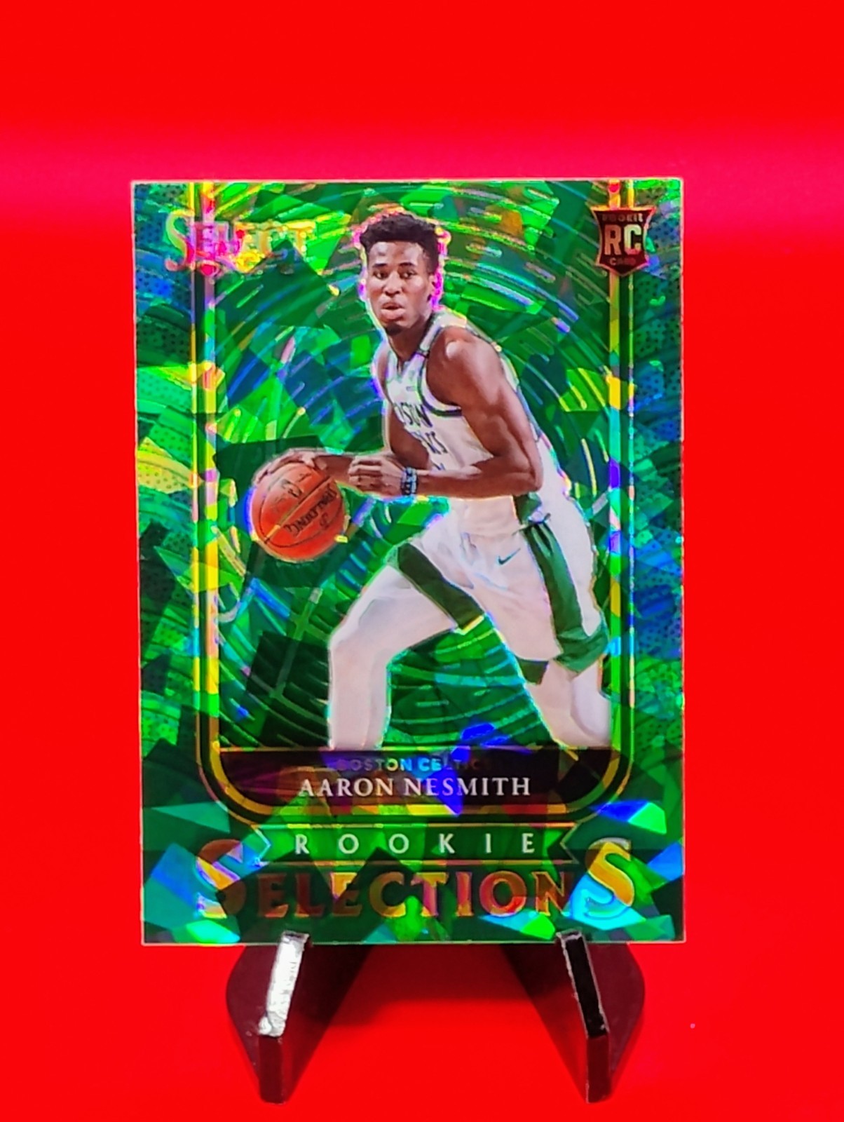 Aaron Nesmith 2020-21 Select Rookie Selections #11 Green Cracked Ice Pacers RC🔥