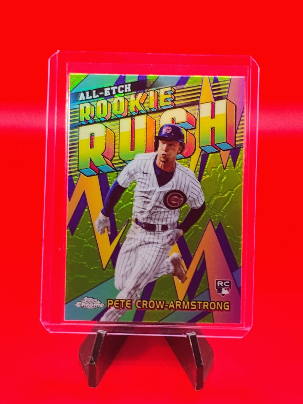 Pete Crow-Armstrong 2024 Topps Chrome All-Etch Rookie Rush Insert #CERR-7 (RC)🔥