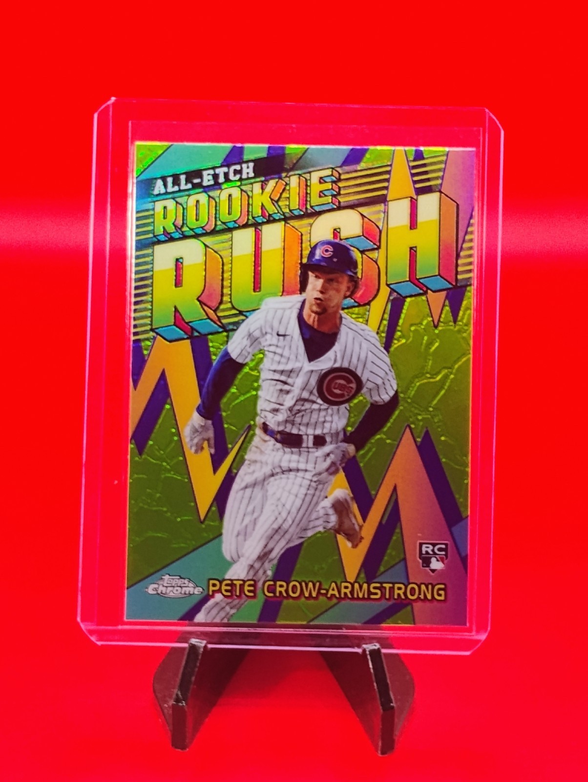 Pete Crow-Armstrong 2024 Topps Chrome All-Etch Rookie Rush Insert #CERR-7 (RC)🔥
