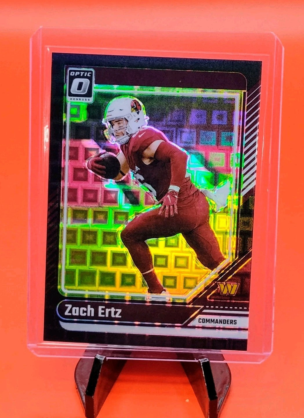 Zach Ertz 2024 Donruss Optic #197 Black Pandora Prizm #20/25 Arizona Cardinals