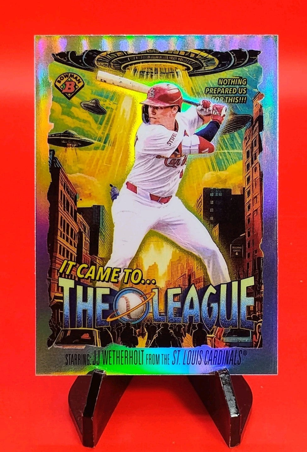 JJ Wetherholt 2025 Bowman Chrome #IT-2 'It Came to The League' Insert Refractor
