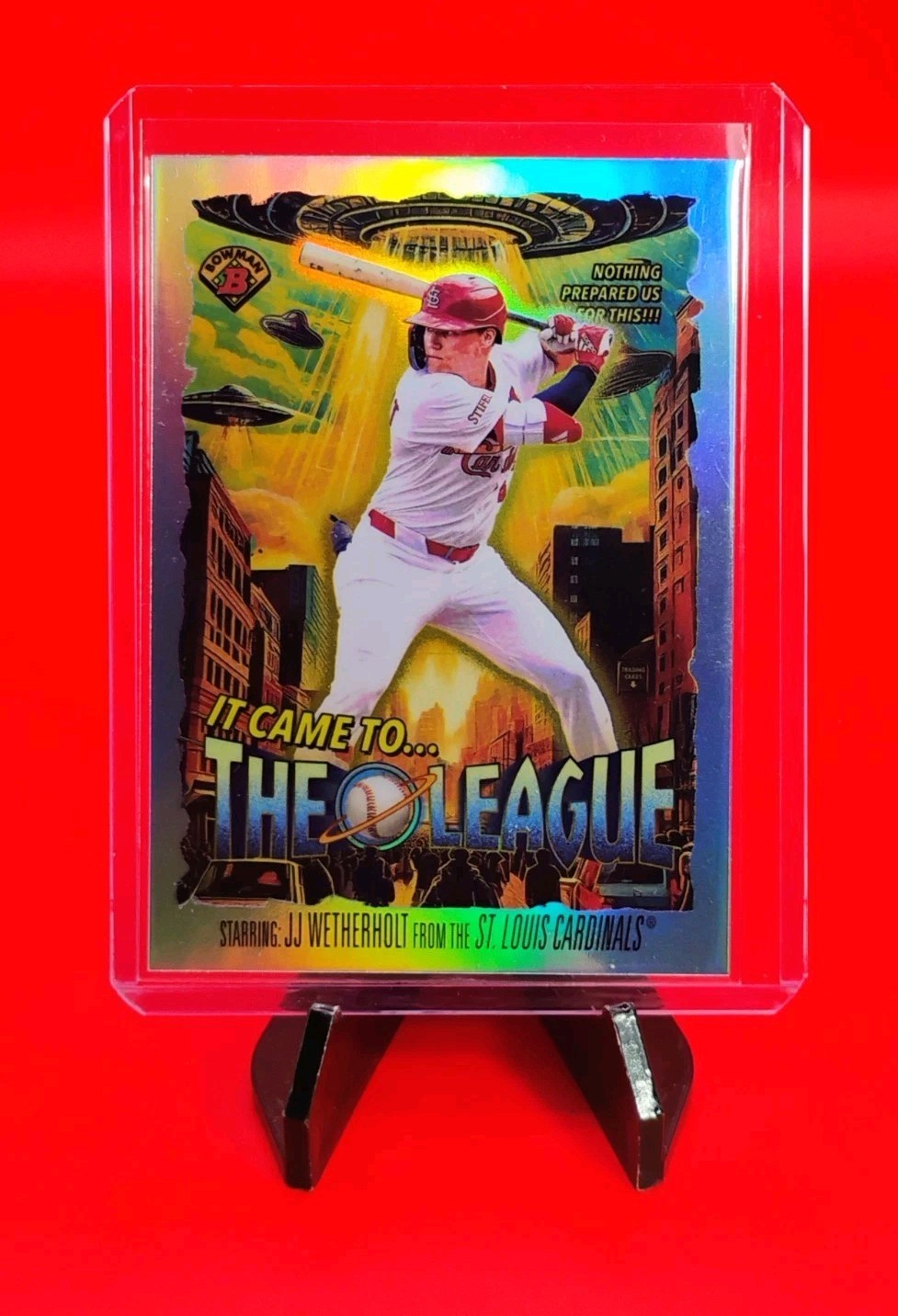 JJ Wetherholt 2025 Bowman Chrome #IT-2 'It Came to The League' Insert Refractor