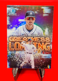 Kevin McGonigle 2025 Bowman Chrome Greatness Loading #GL-9  Detroit Tigers