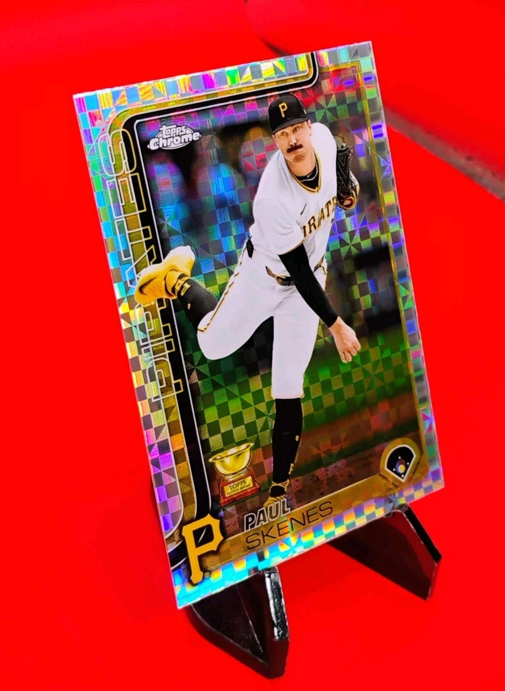 Paul Skenes 2025 Topps Chrome #300 Rookie Cup XFractor - Pittsburgh Pirates 💎🔥