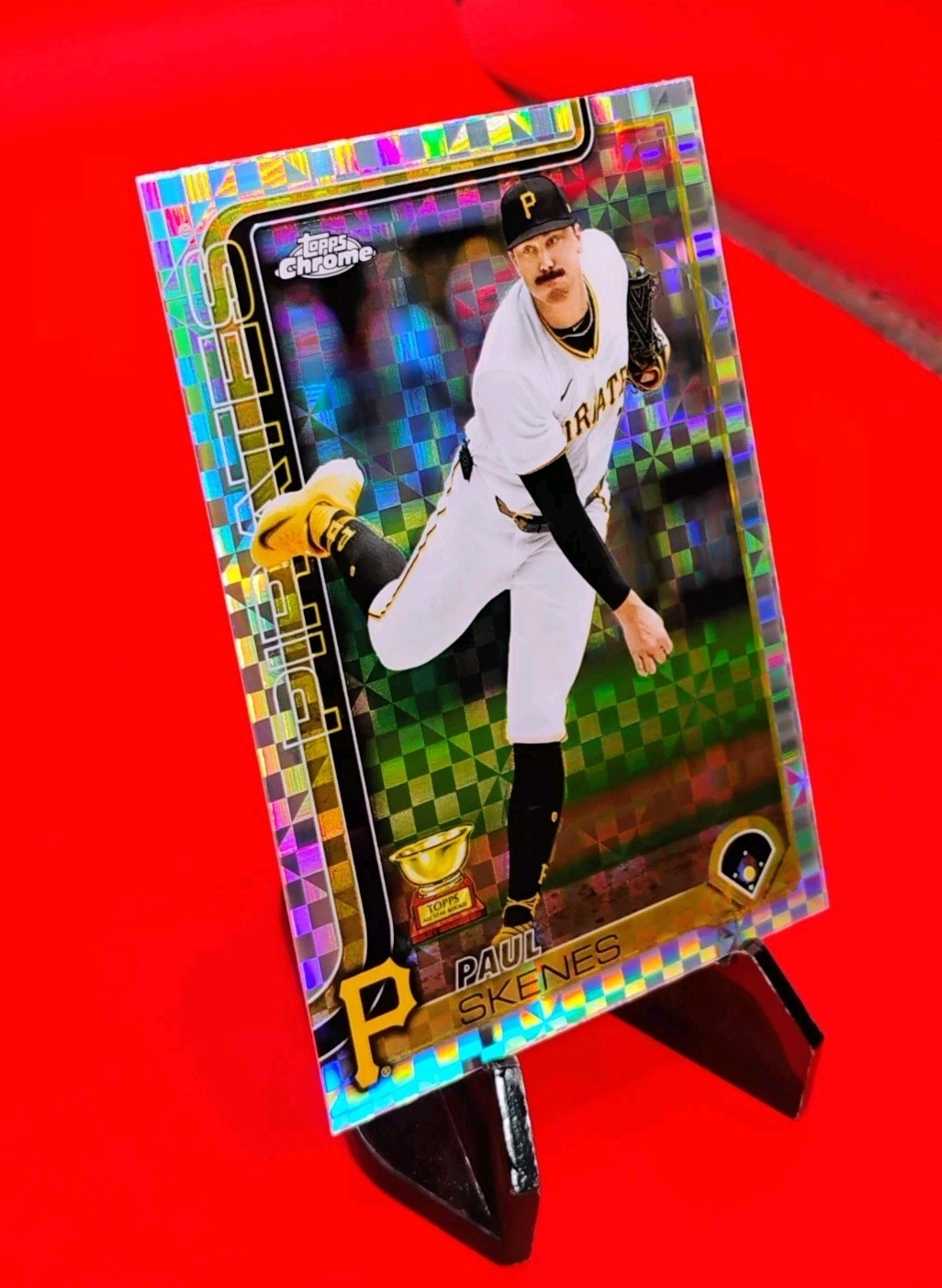 Paul Skenes 2025 Topps Chrome #300 Rookie Cup XFractor - Pittsburgh Pirates 💎🔥