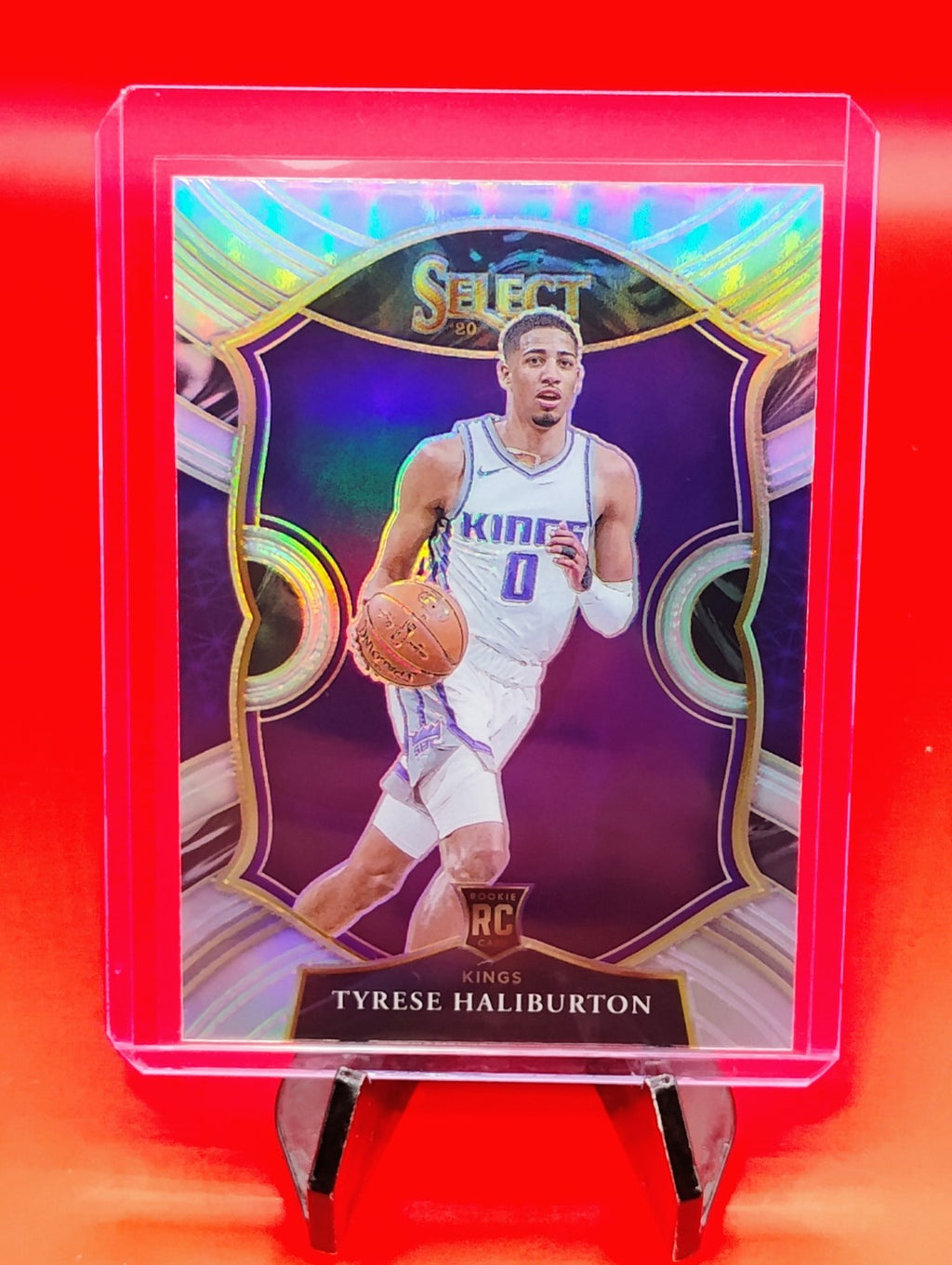 Tyrese Haliburton 2020-21 Panini Select Concourse #72 Silver Prizm Pacers RC 💎