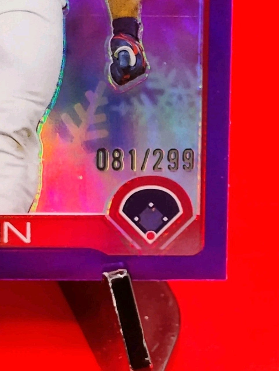Drake Baldwin 2025 Topps Holiday Chrome #HC60 Purple Refractor /299 (RC)