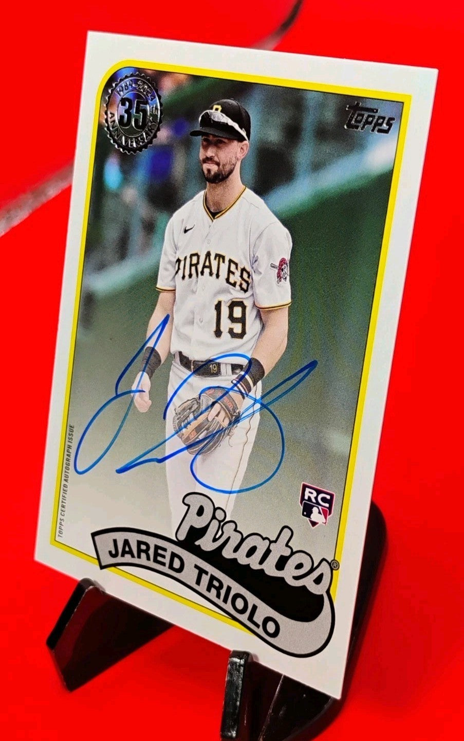 Jared Triolo 2024 Topps 1989 Topps Baseball 35th Anniversary RC Auto #89BA-JT