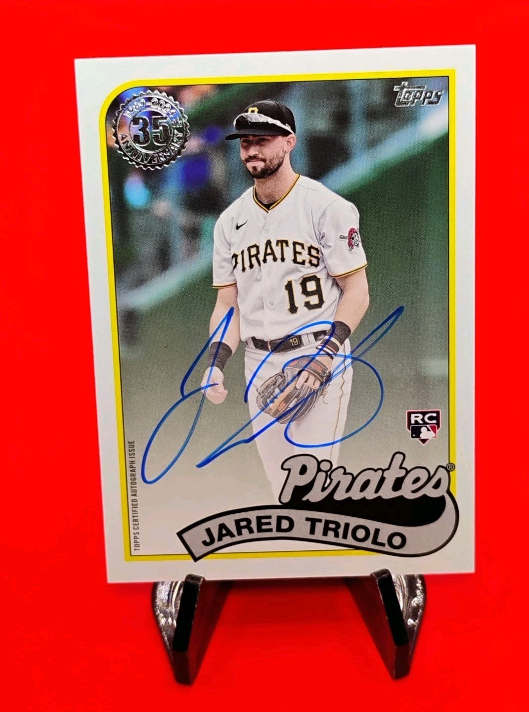 Jared Triolo 2024 Topps 1989 Topps Baseball 35th Anniversary RC Auto #89BA-JT