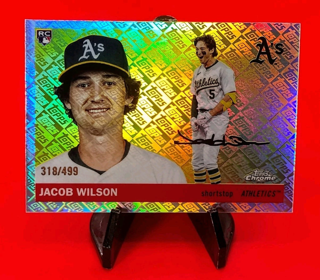 Jacob Wilson 2025 Topps Chrome Platinum RC #283 Logo Refractor #318/499 💎🔥