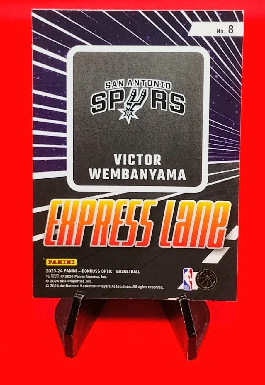 Victor Wembanyama 2023-24 Panini Donruss Optic Express Lane #8 Rookie Insert👽🔥