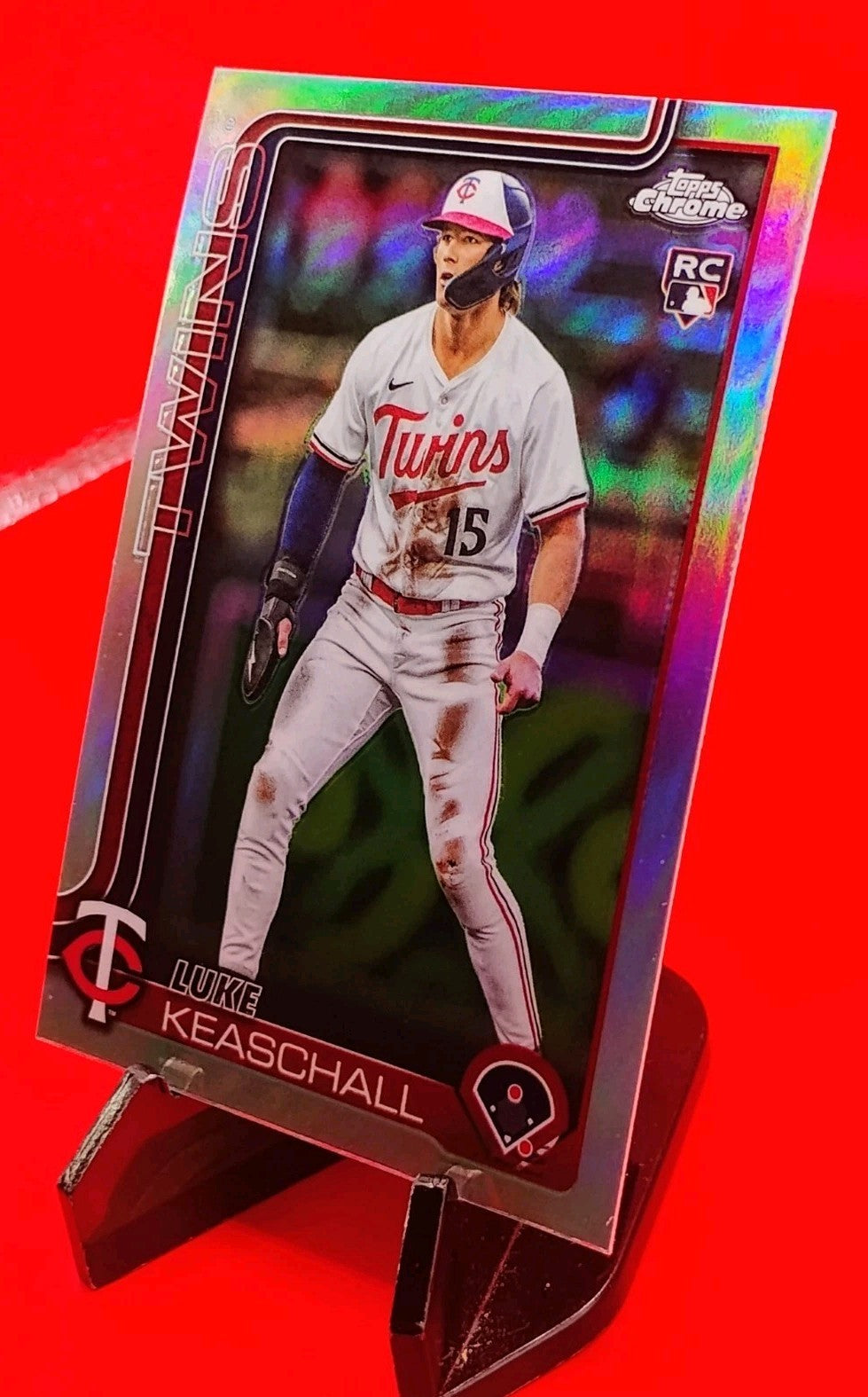 Luke Keaschall 2025 Topps Chrome Update Refractor #USC106 RC  Minnesota Twins 🔥
