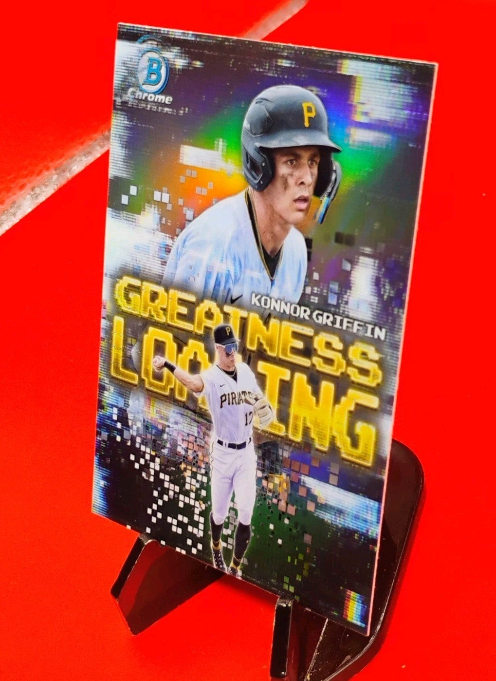 Konnor Griffin 2025 Bowman Chrome Greatness Loading RC GL-13 Pirates Rookie! 🔥