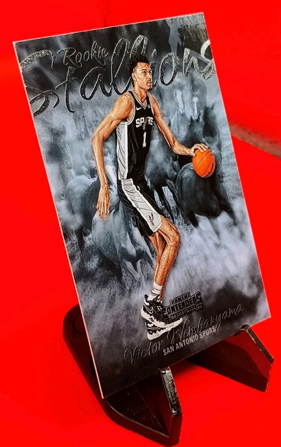 Victor Wembanyama 2023-24 Panini Contenders Rookie Stallions #21 (RC)  👽🔥