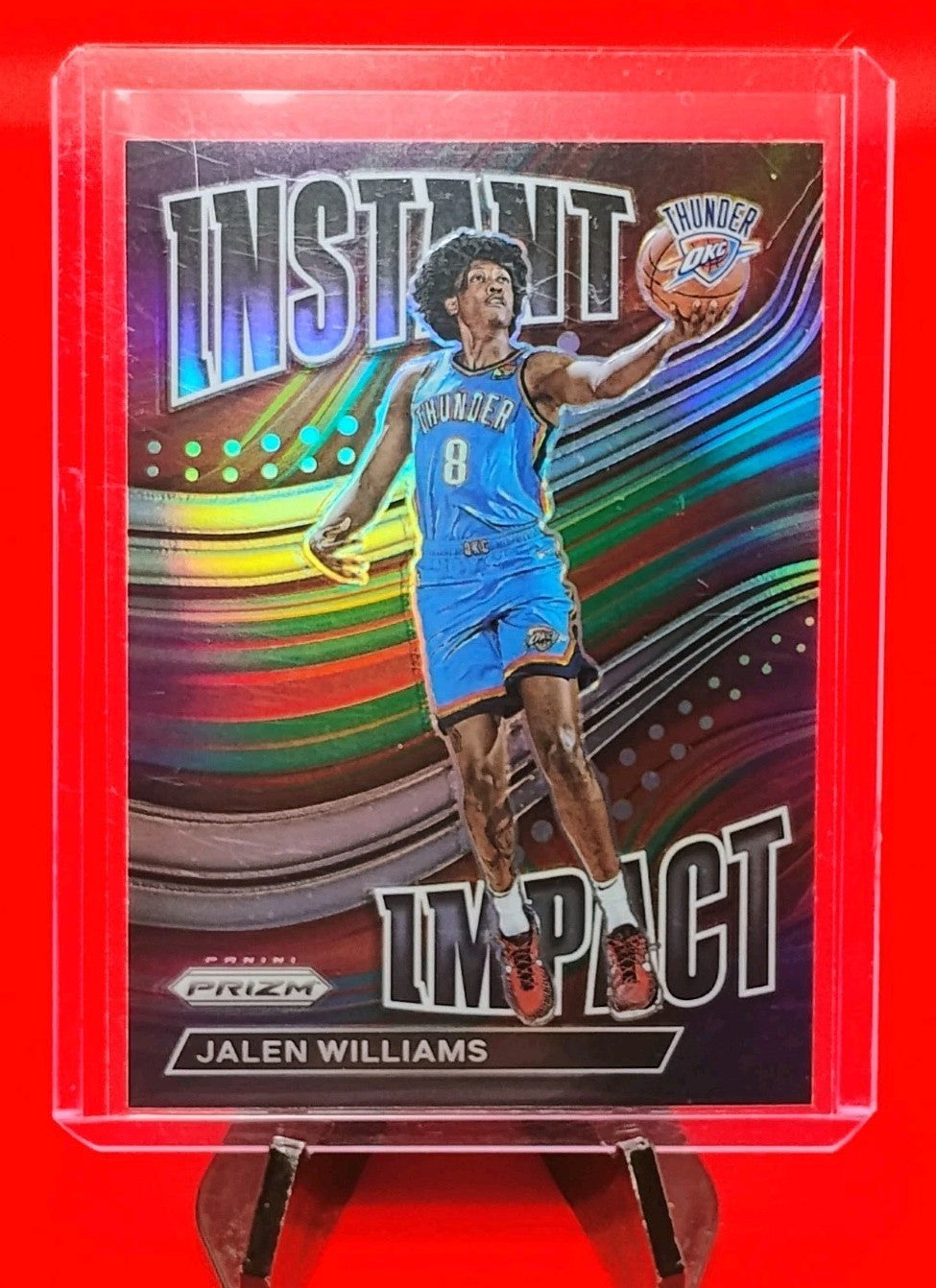 Jalen Williams 2022-23 Panini Prizm Instant Impact #11 Rookie Silver Prizm (RC)