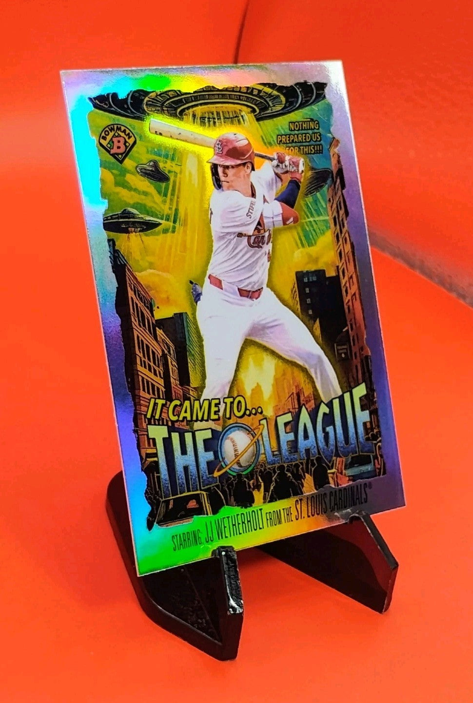 JJ Wetherholt 2025 Bowman Chrome #IT-2 'It Came to The League' Insert Refractor
