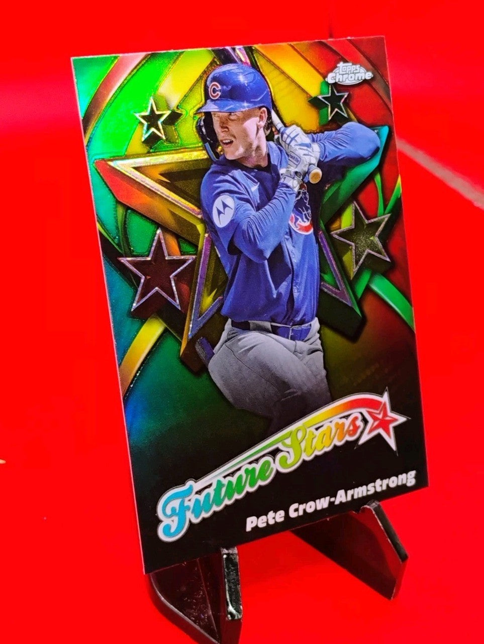 Pete Crow Armstrong 2025 Topps Chrome Future Stars #FS-8 Refractor Cubs PCA 💎