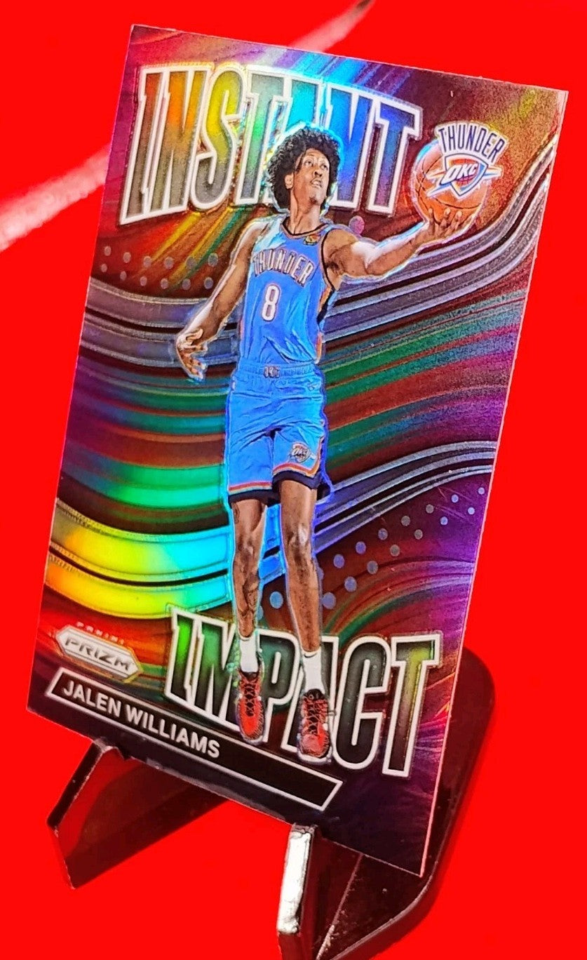Jalen Williams 2022-23 Panini Prizm Instant Impact #11 Rookie Silver Prizm (RC)
