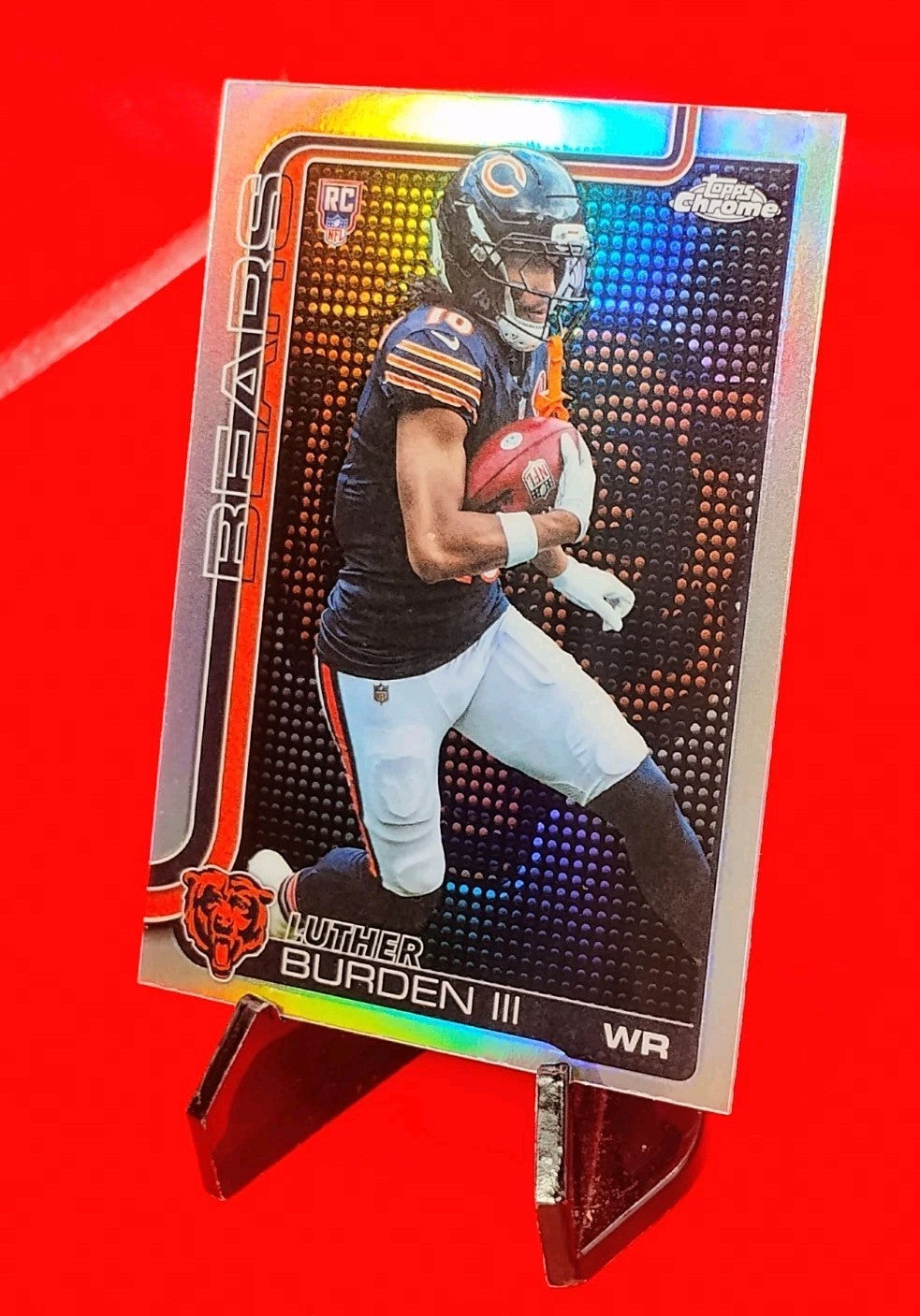 Luther Burden III 2025 NFL Topps Chrome RC #334 Lightboard Logo Refractor SSP 💎