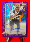 Shavon Revel Jr 2025 Topps Chrome #RA-SR Purple Lava Refractor RC Auto #64/75 🔥