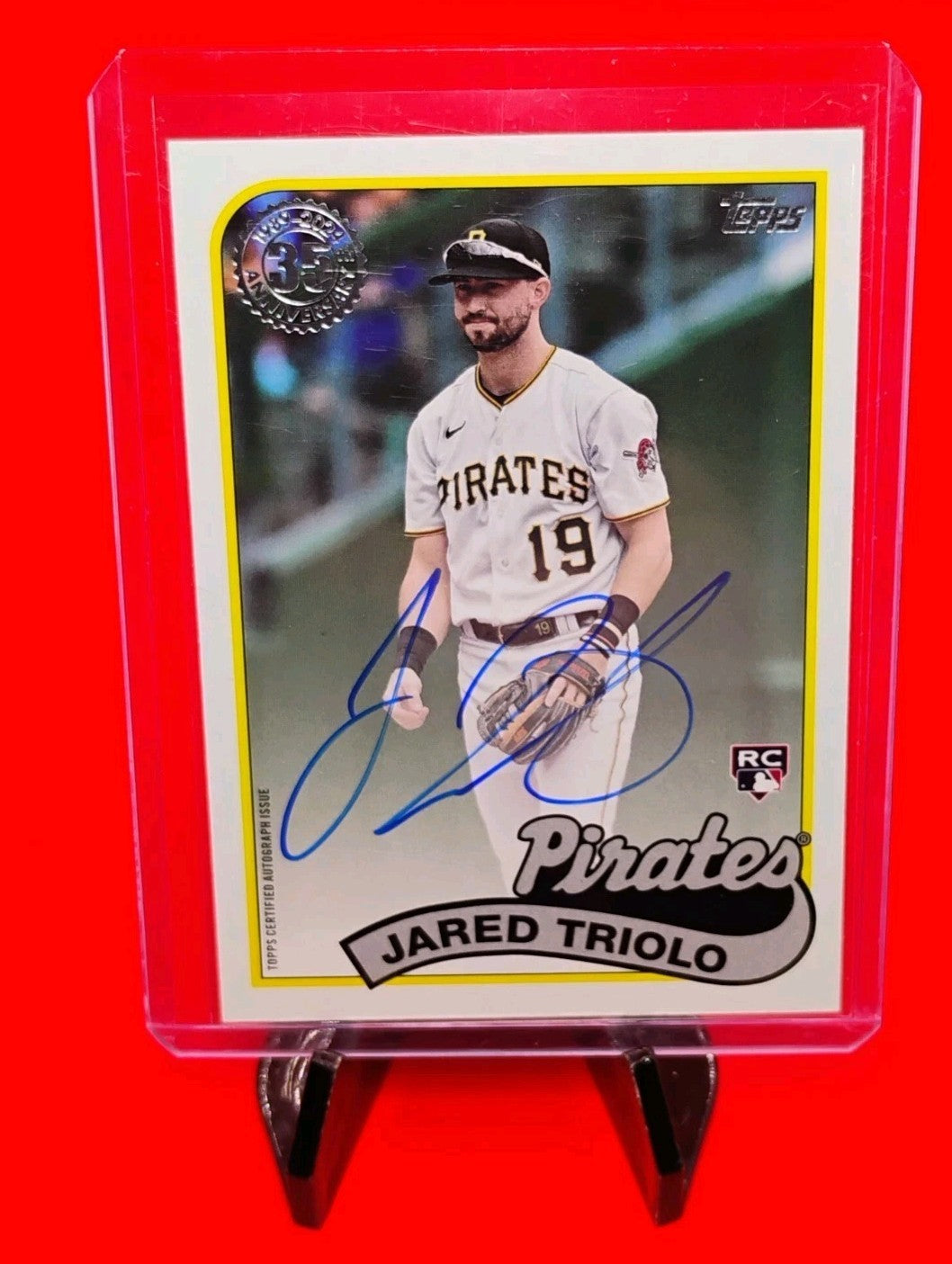 Jared Triolo 2024 Topps 1989 Topps Baseball 35th Anniversary RC Auto #89BA-JT