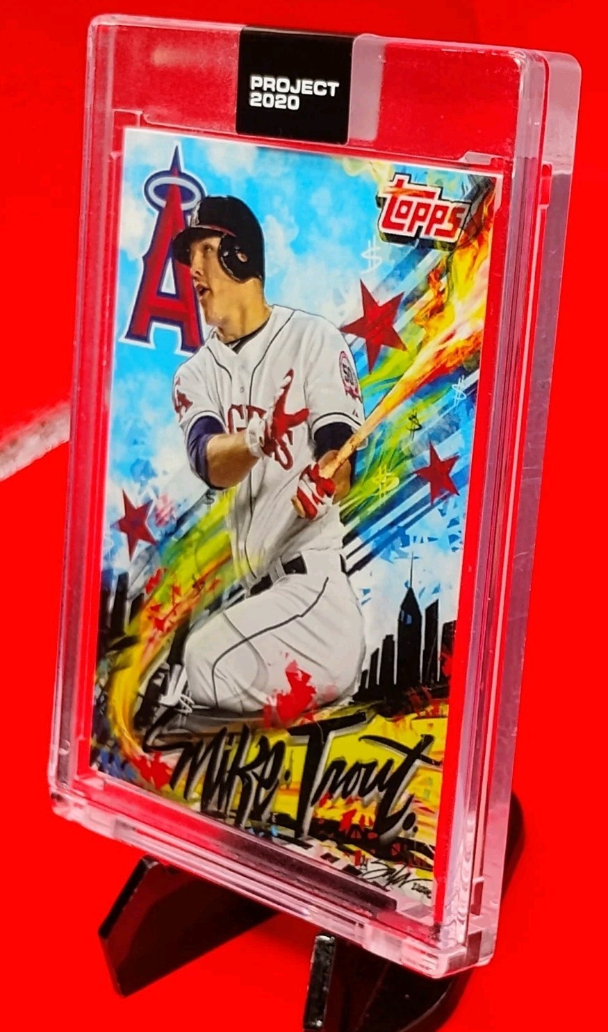 Mike Trout Topps Project 2020 #399 - Topps Update #US175 by King Saladeen Card