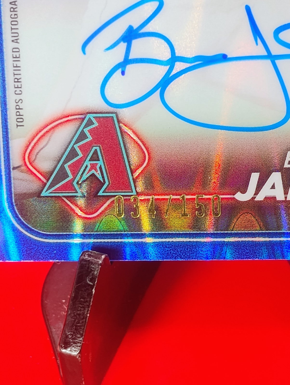 Bryce Jarvis 2024 Topps Chrome RC #AC-BJ  Blue Raywave Refractor #/150 RC 🔥