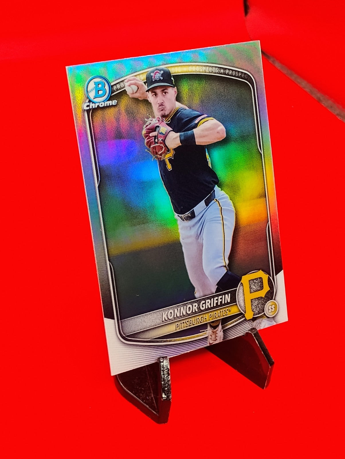 Konnor Griffin 2025 Bowman Draft Chrome Refractor Pirates RC