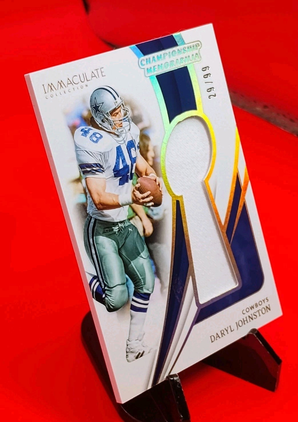 Daryl Johnston 2024 Panini Immaculate Championship Memorabilia #CM-DJN - #29/99